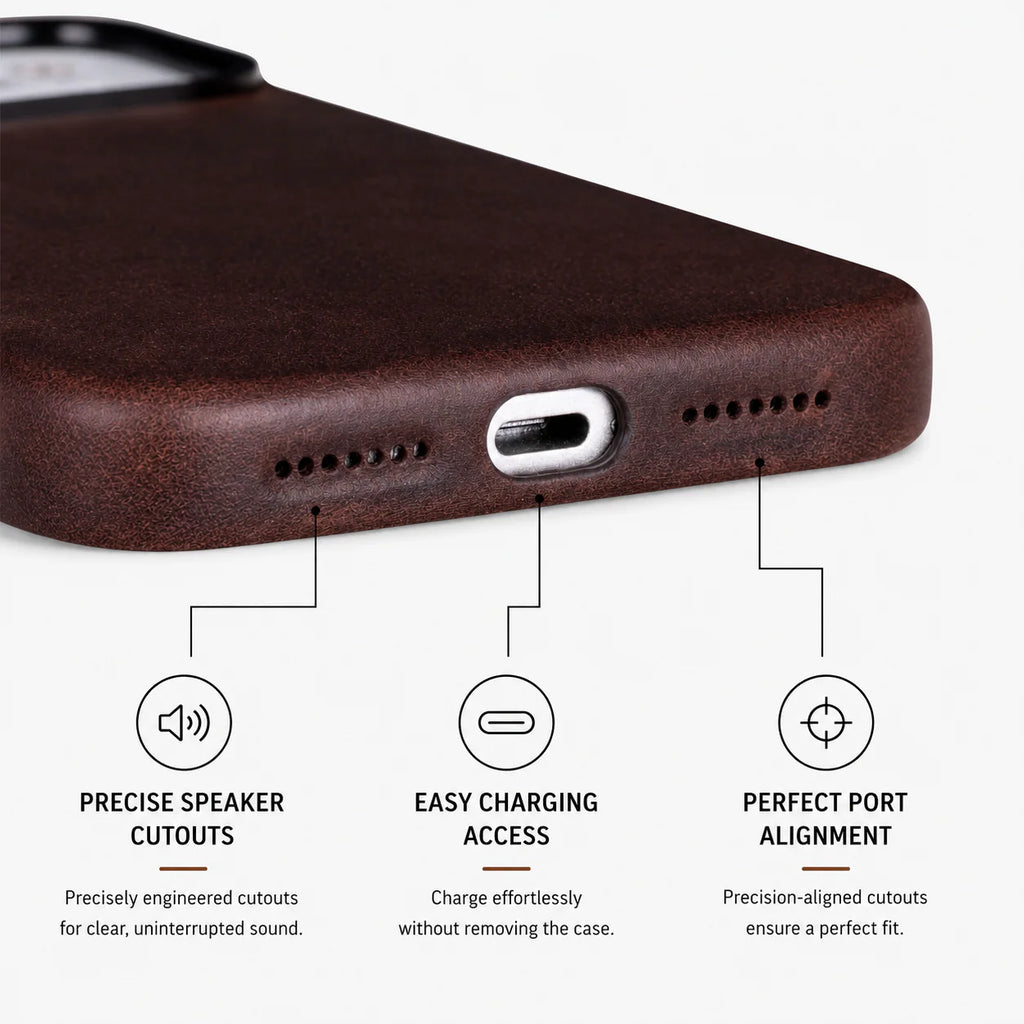 Prestige I Phone 17 Pro Leather Case