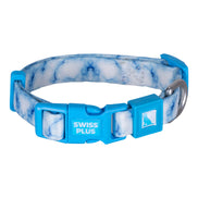 Gemustertes Halsband aus recycelten Materialien für Hunde und Katzen