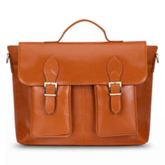 Olympus Leather Business Briefcase / Laptop Case