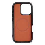 Genuine Leather Detachable  iphone 16 Case