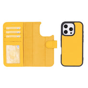 Genuine Leather Detachable  iphone 16 Case