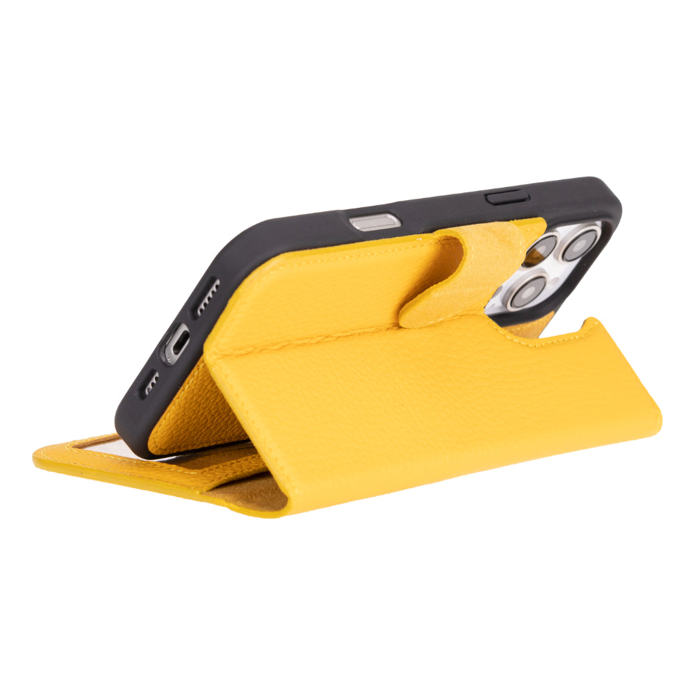 Magisches abnehmbares Echtlederetui