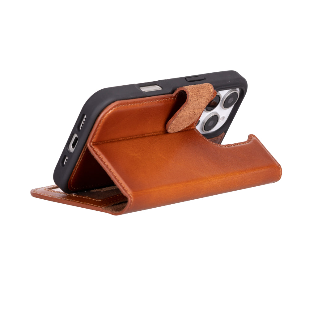 Magisches abnehmbares Echtlederetui