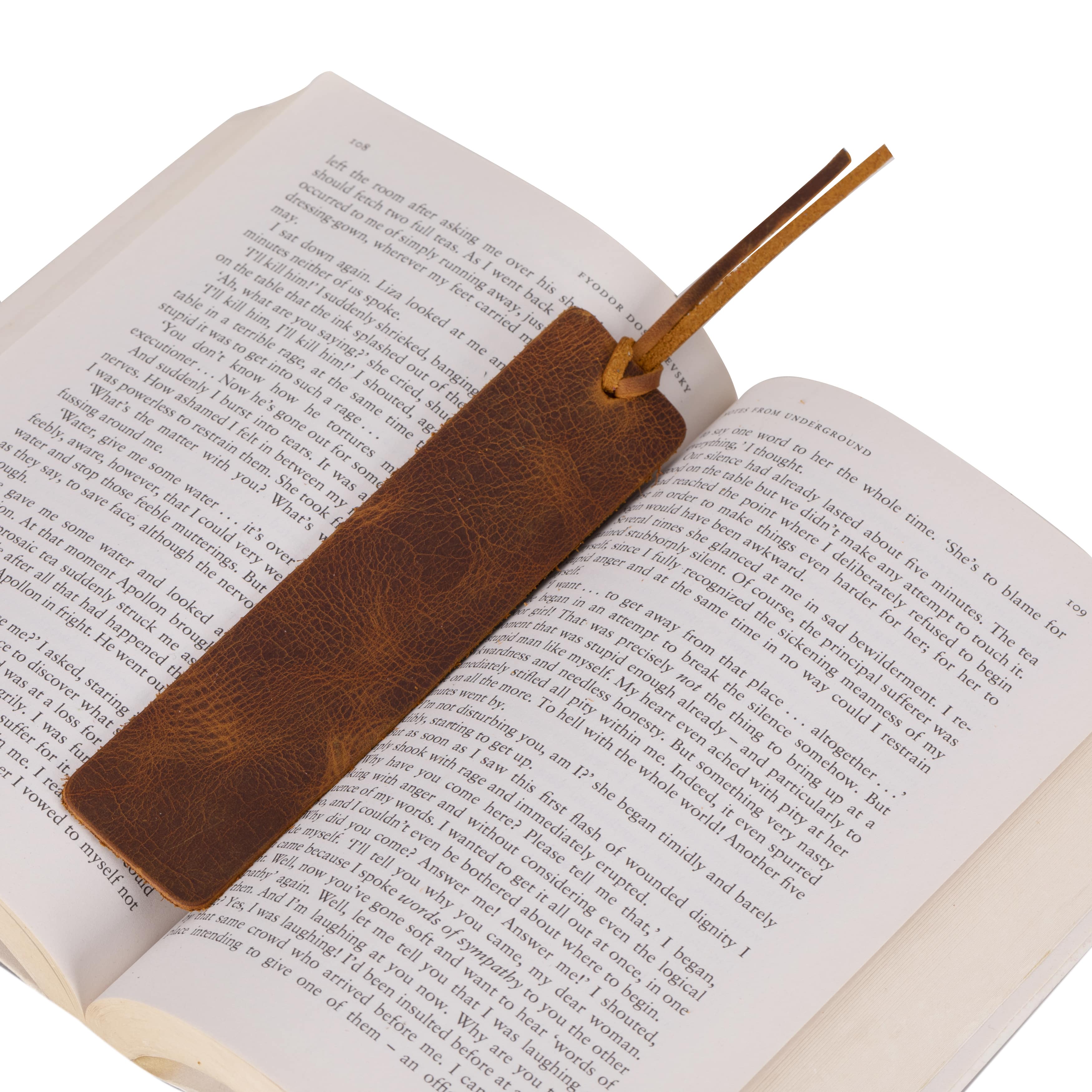 Markora Lesezeichen aus Leder
