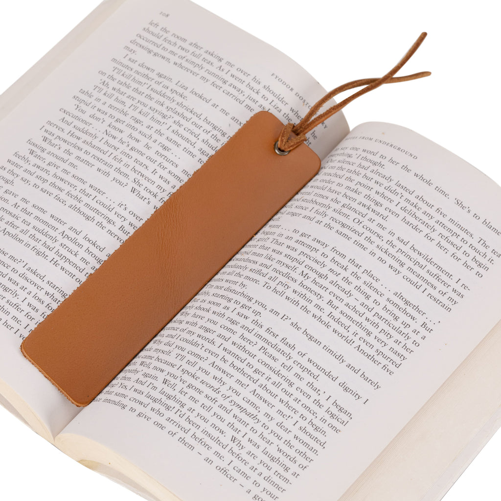 Markora Lesezeichen aus Leder