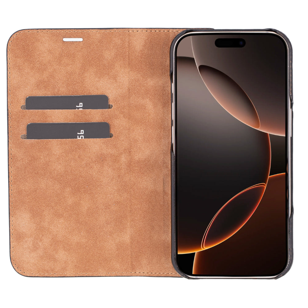 Sonat Leather I Phone 16 Pro Folio Case