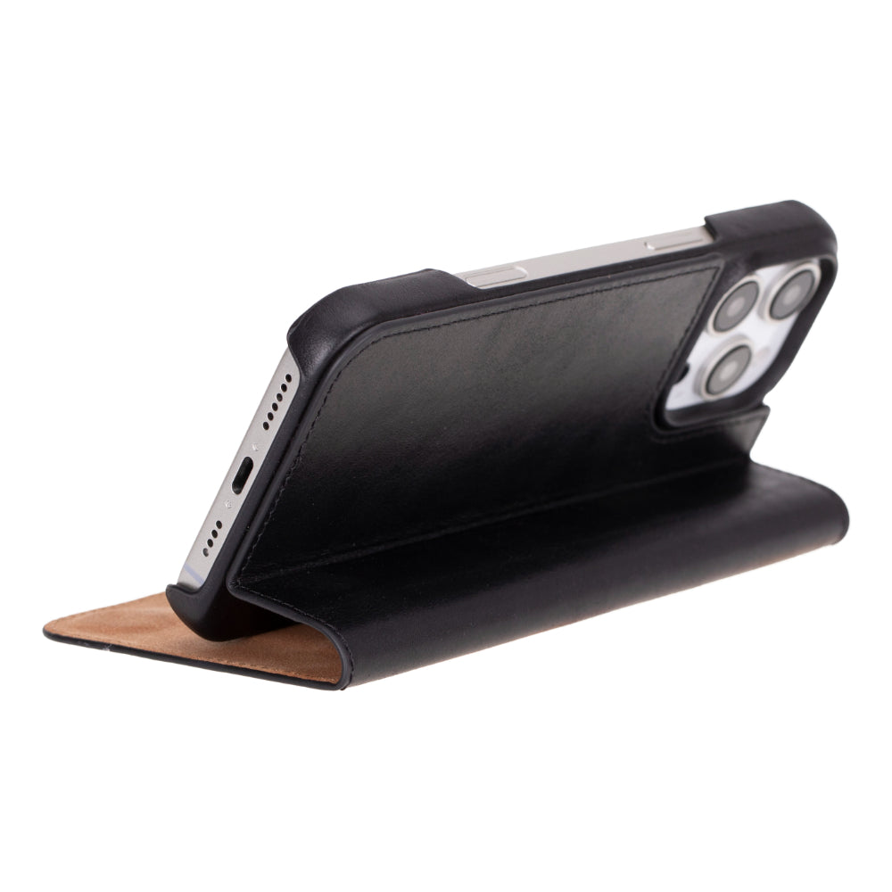 Sonat Leder-Foliohülle für iPhone 16 Pro Max