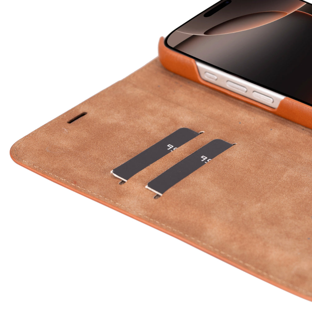 Sonat Leather I Phone 16 Pro Max Folio Case