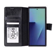 Brieftaschen-ID Leder Samsung Galaxy Z Fold7 Folio-Hülle