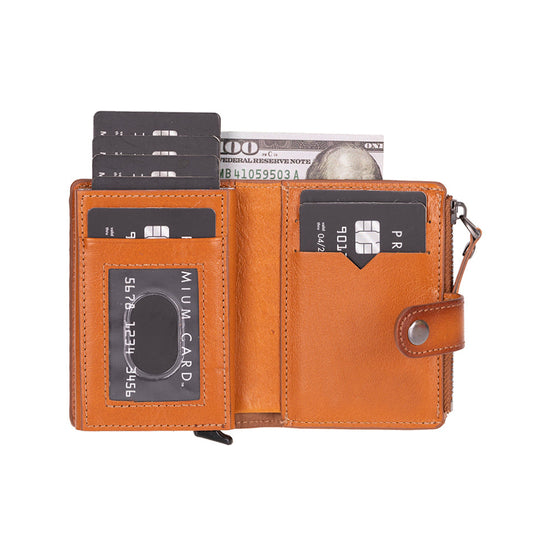 Rodos Pop-Up-Kartenhalter aus Leder