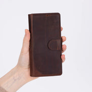 Brieftaschen-ID Leder Samsung Galaxy Z Fold7 Folio-Hülle