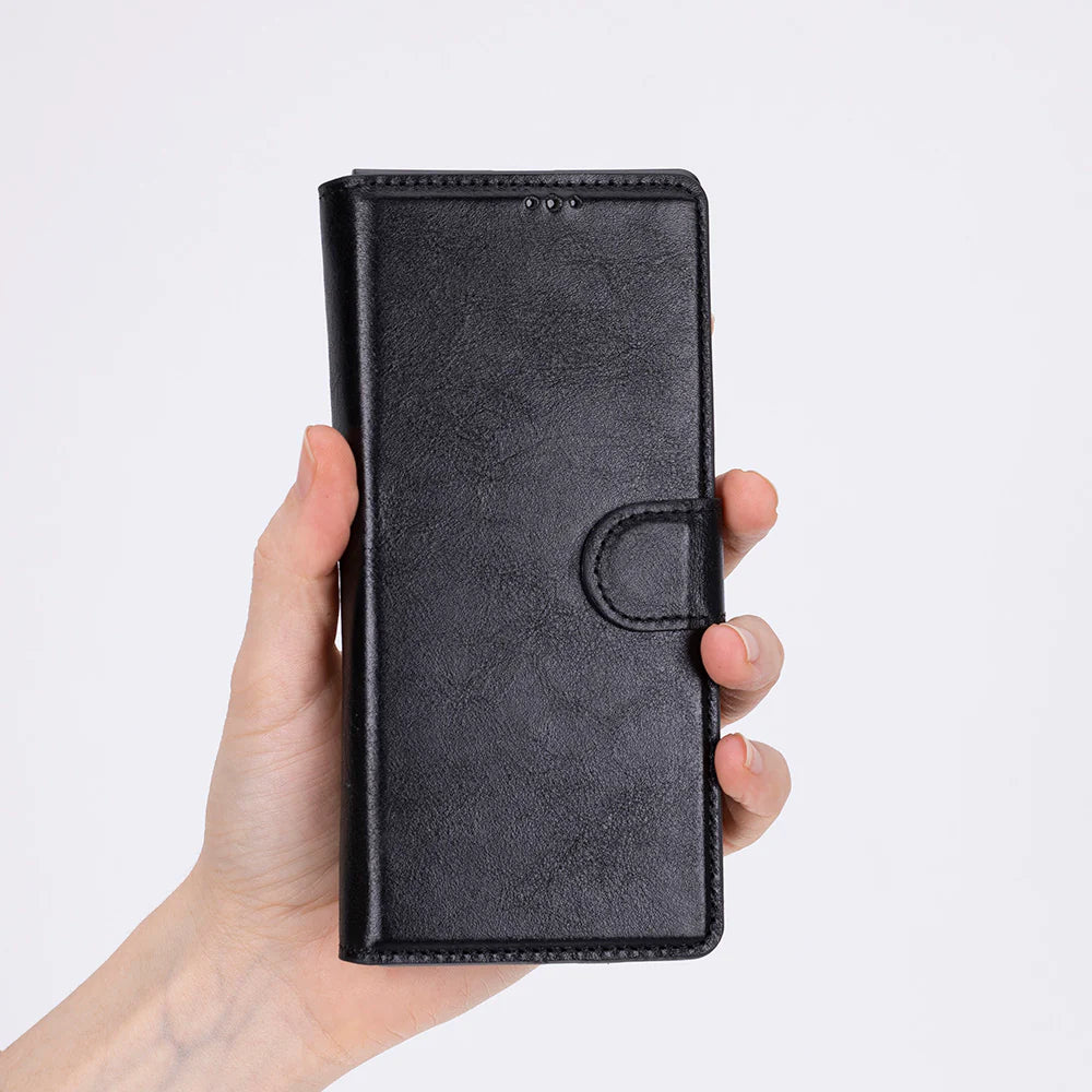 Brieftaschen-ID Leder Samsung Galaxy Z Fold7 Folio-Hülle