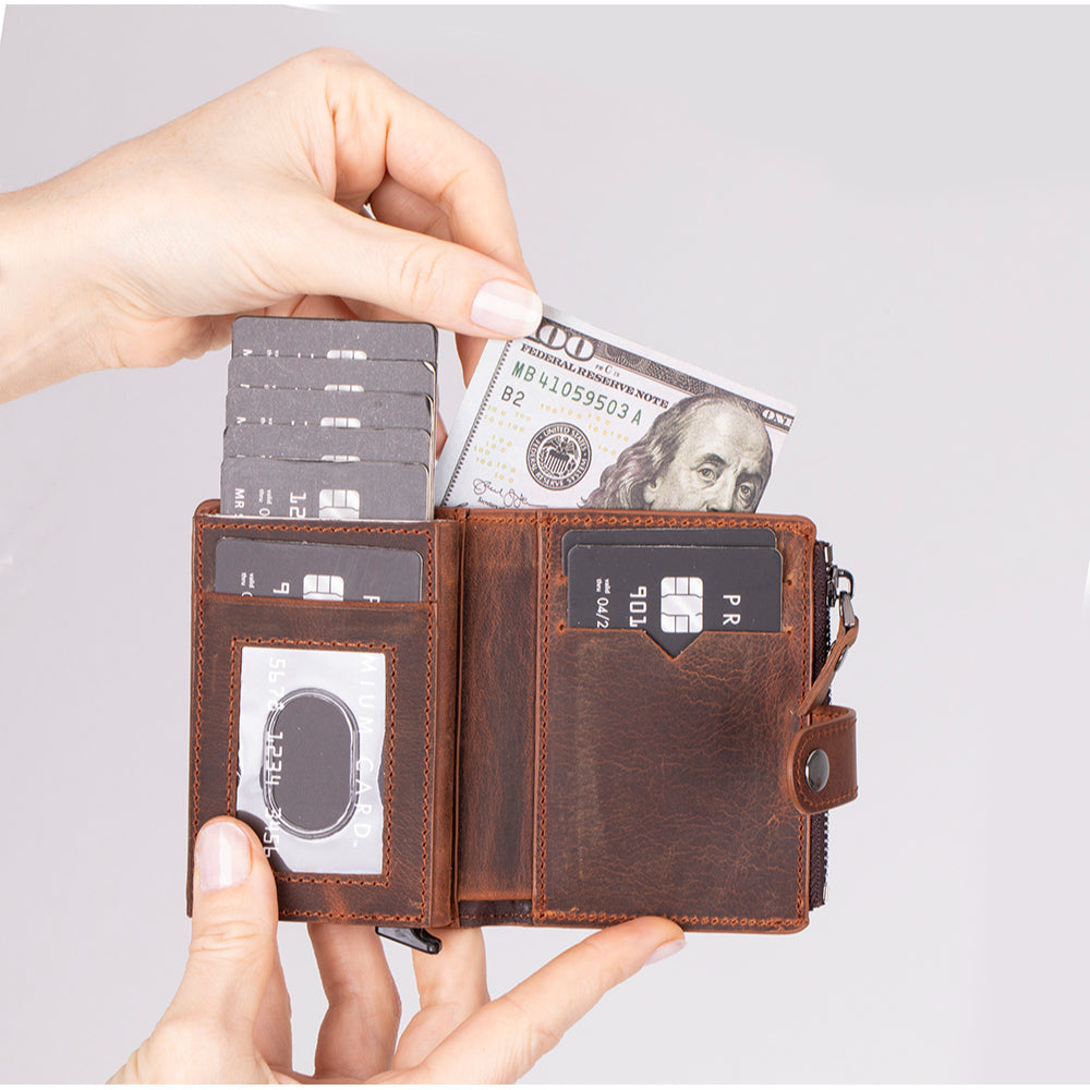 Rodos Pop Up Leather Card Holder