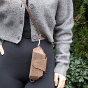 Riviera Brillenetui aus echtem Leder