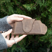 Riviera Brillenetui aus echtem Leder