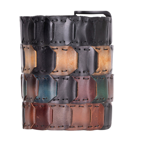 Vista Herrengürtel aus geflochtenem Leder