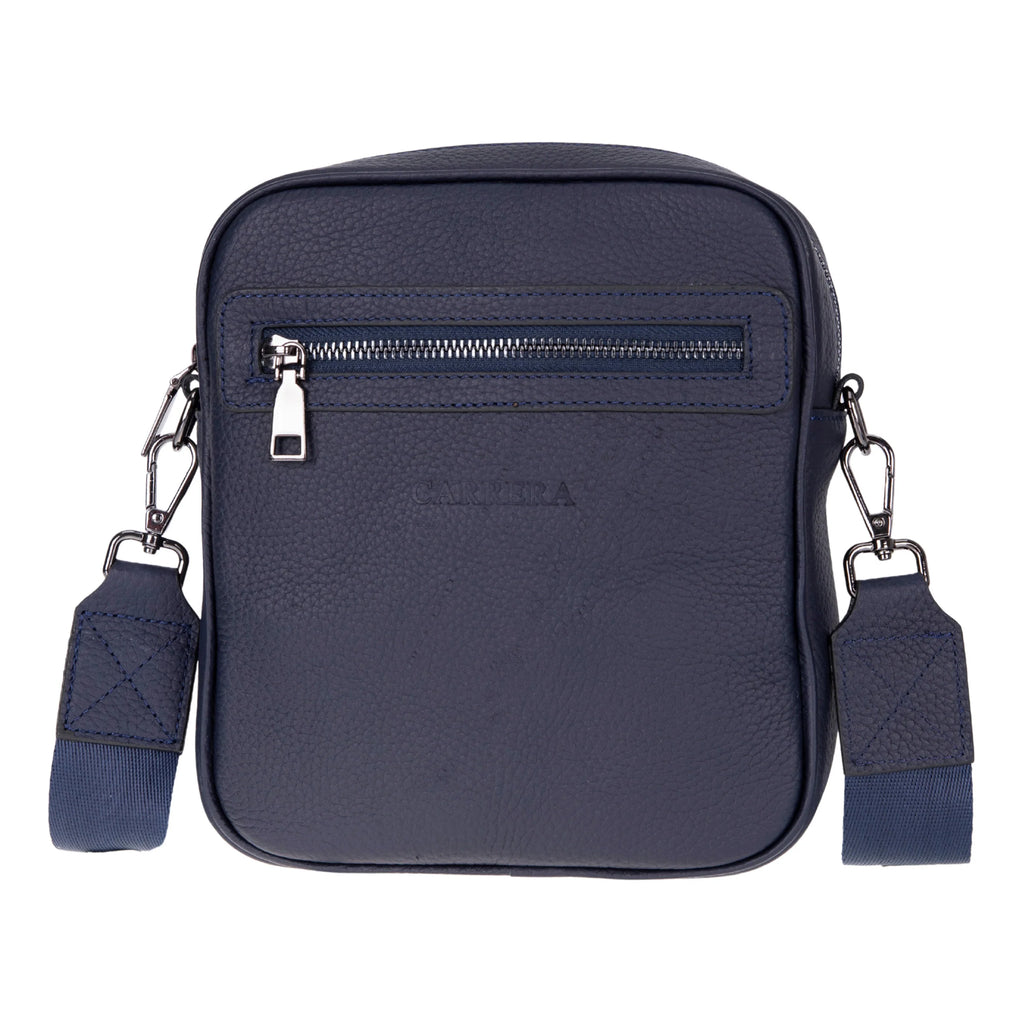 Carrera Torvane Men's Genuine Leather Crossbody Bag - Messenger Shoulder Bag for Travel and Daily Use