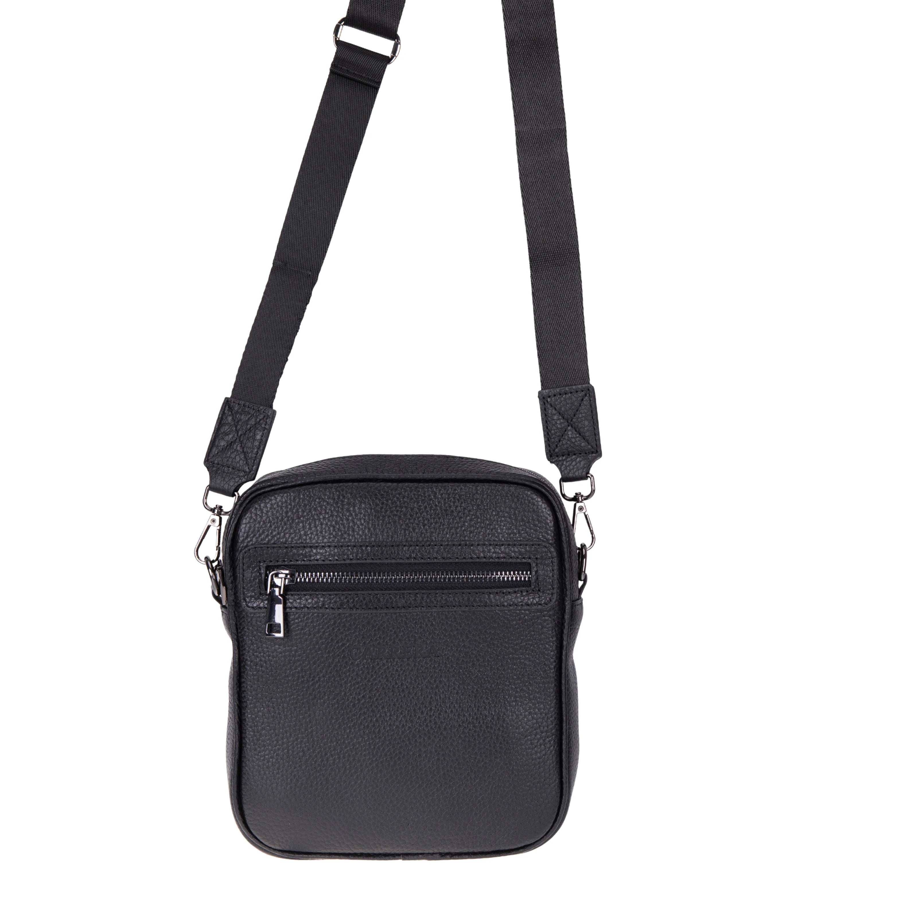 Carrera Torvane Men's Genuine Leather Crossbody Bag - Messenger Shoulder Bag for Travel and Daily Use