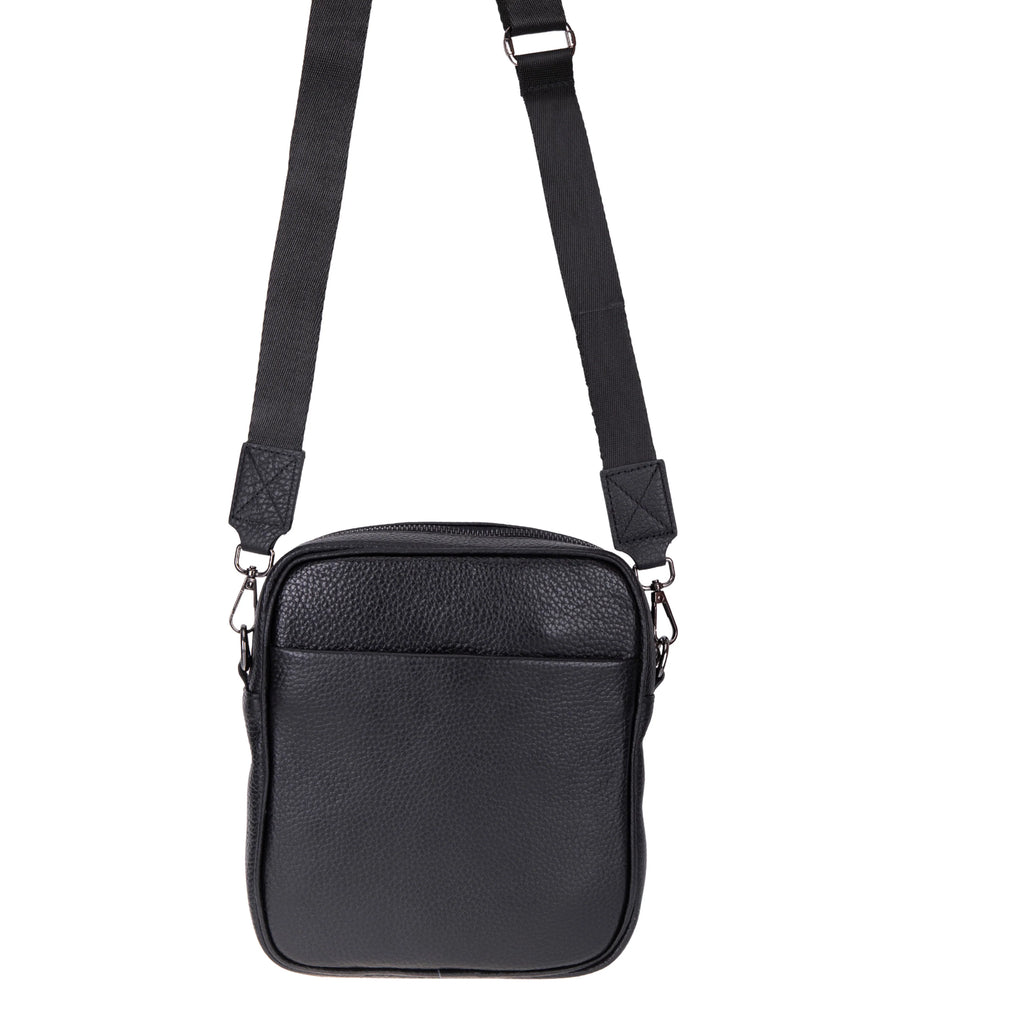 Carrera Torvane Men's Genuine Leather Crossbody Bag - Messenger Shoulder Bag for Travel and Daily Use