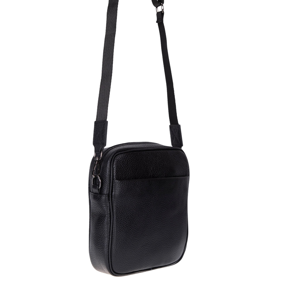 Carrera Torvane Men's Genuine Leather Crossbody Bag - Messenger Shoulder Bag for Travel and Daily Use
