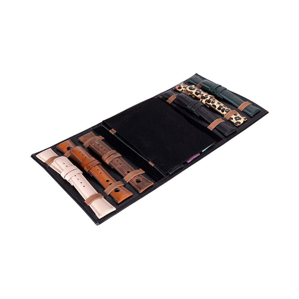 Dreifacher Uhrenarmband-Organizer aus Leder