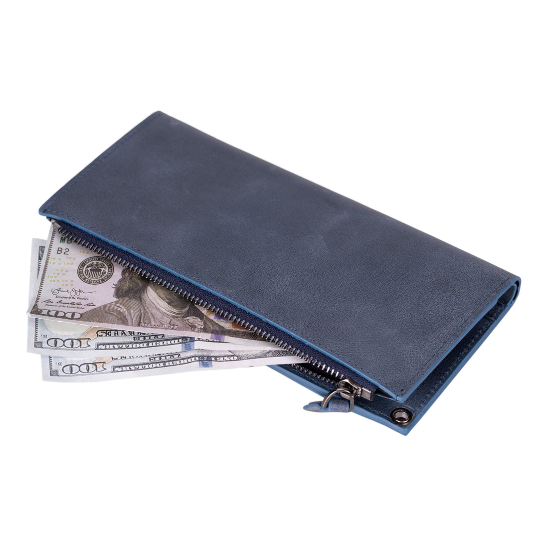 Lozan Geldbörse mit Riemen aus echtem Leder