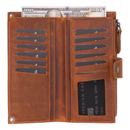 Lozan Geldbörse mit Riemen aus echtem Leder