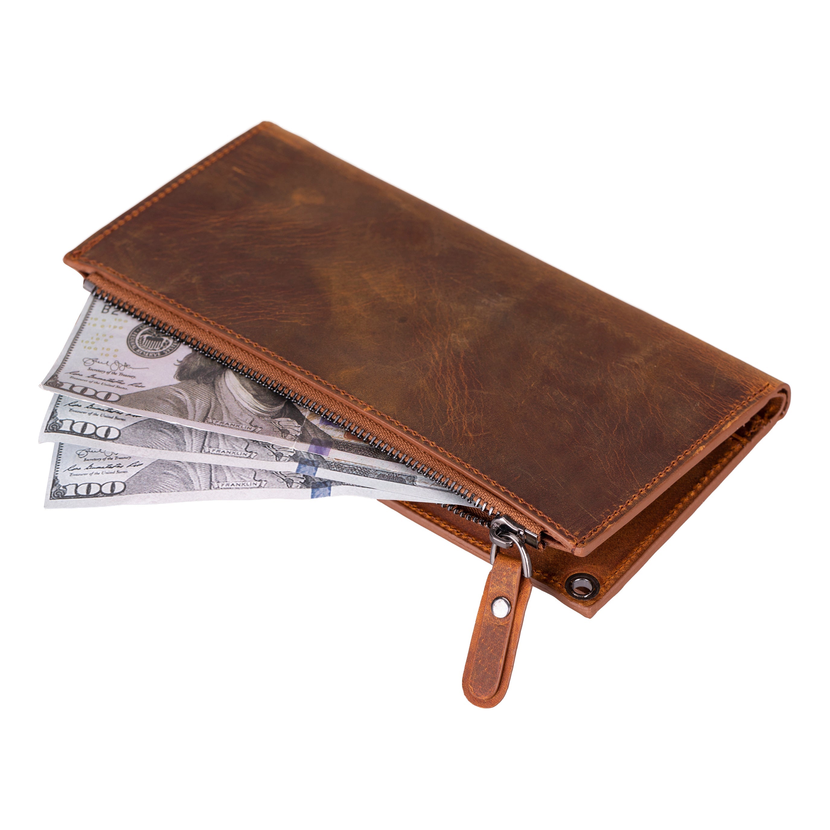 Lozan Geldbörse mit Riemen aus echtem Leder