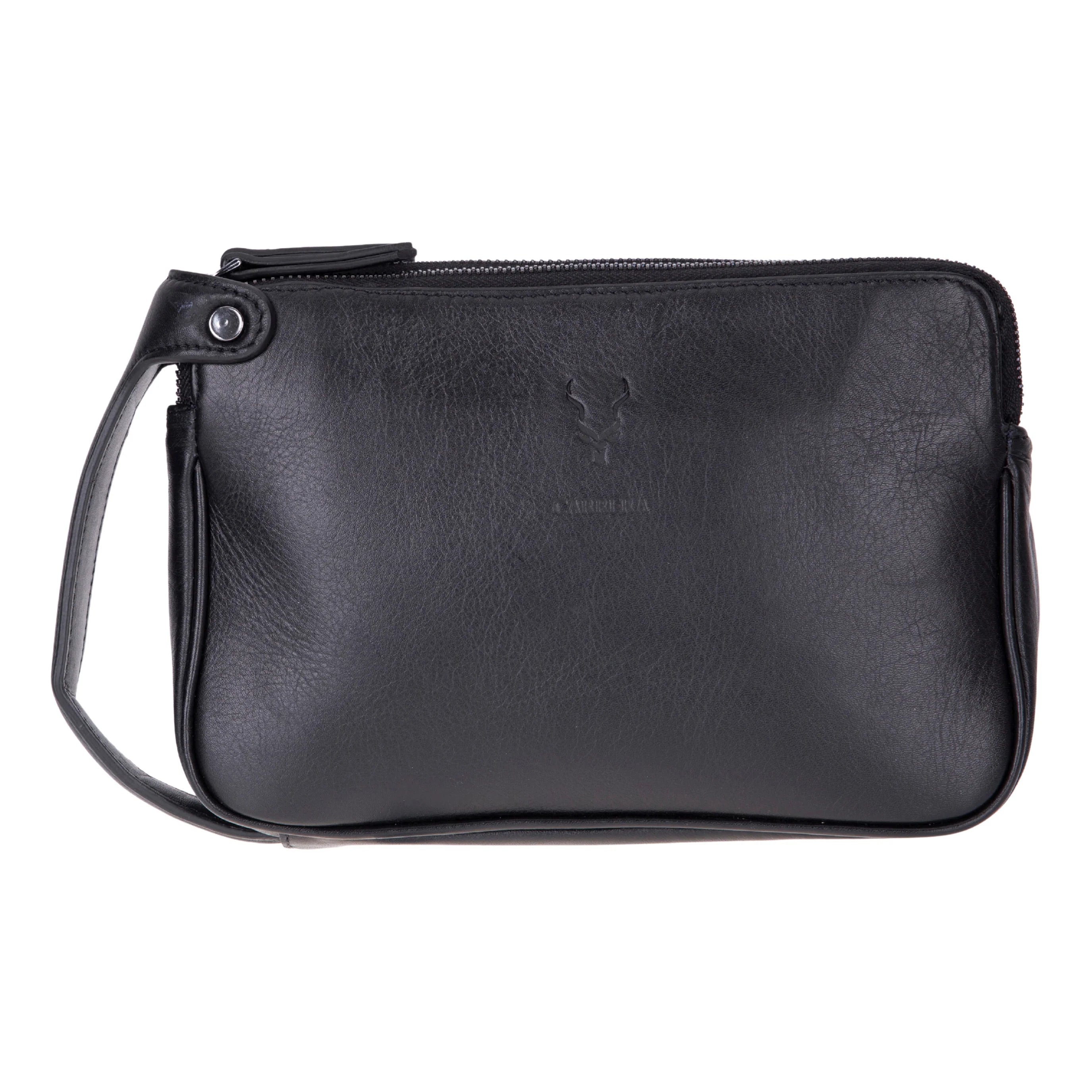 Carrera Valdiero Genuine Leather Handheld Organizer & Travel Clutch