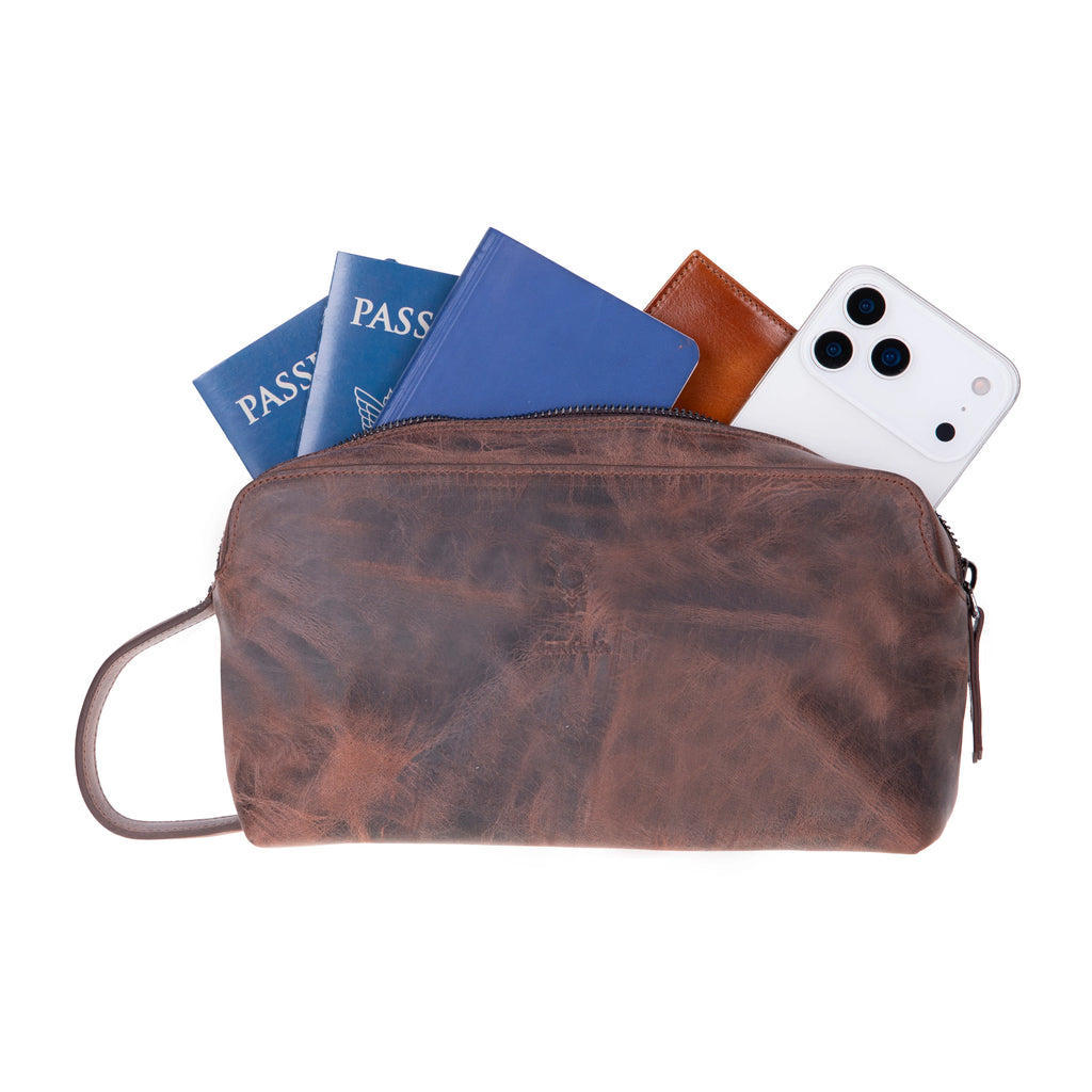 Herrenhandtasche aus Carrera Montelaro Leder
