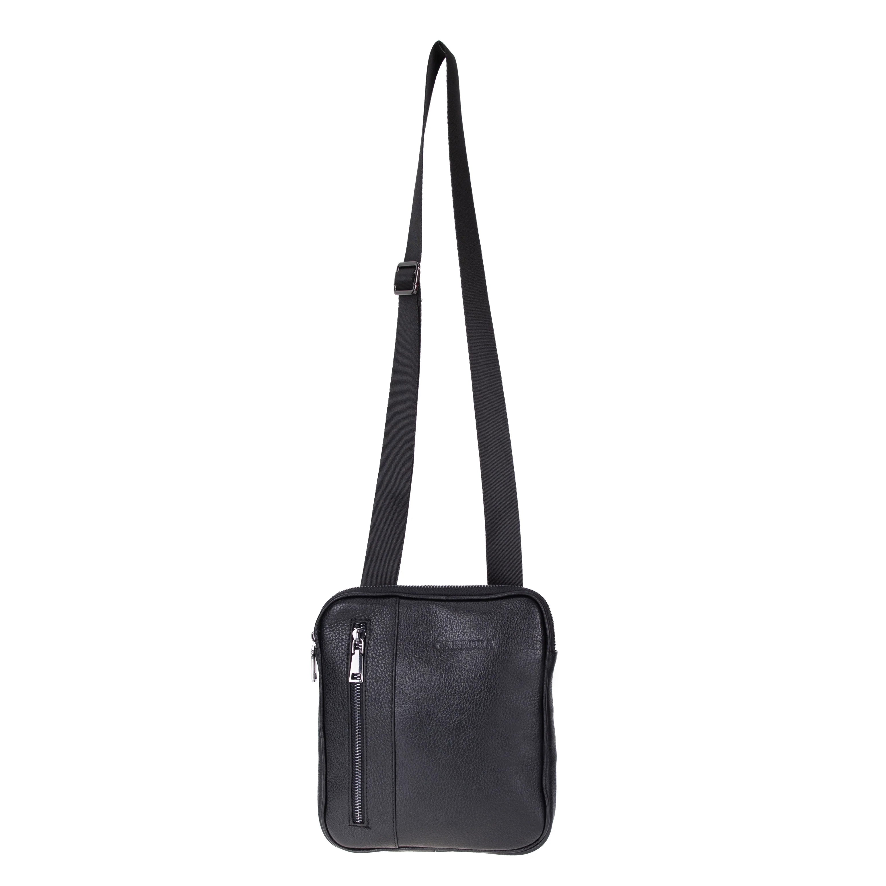 Carrera Torrenzio Men's Genuine Leather Crossbody Bag - Messenger Shoulder Bag for Travel and Daily Use