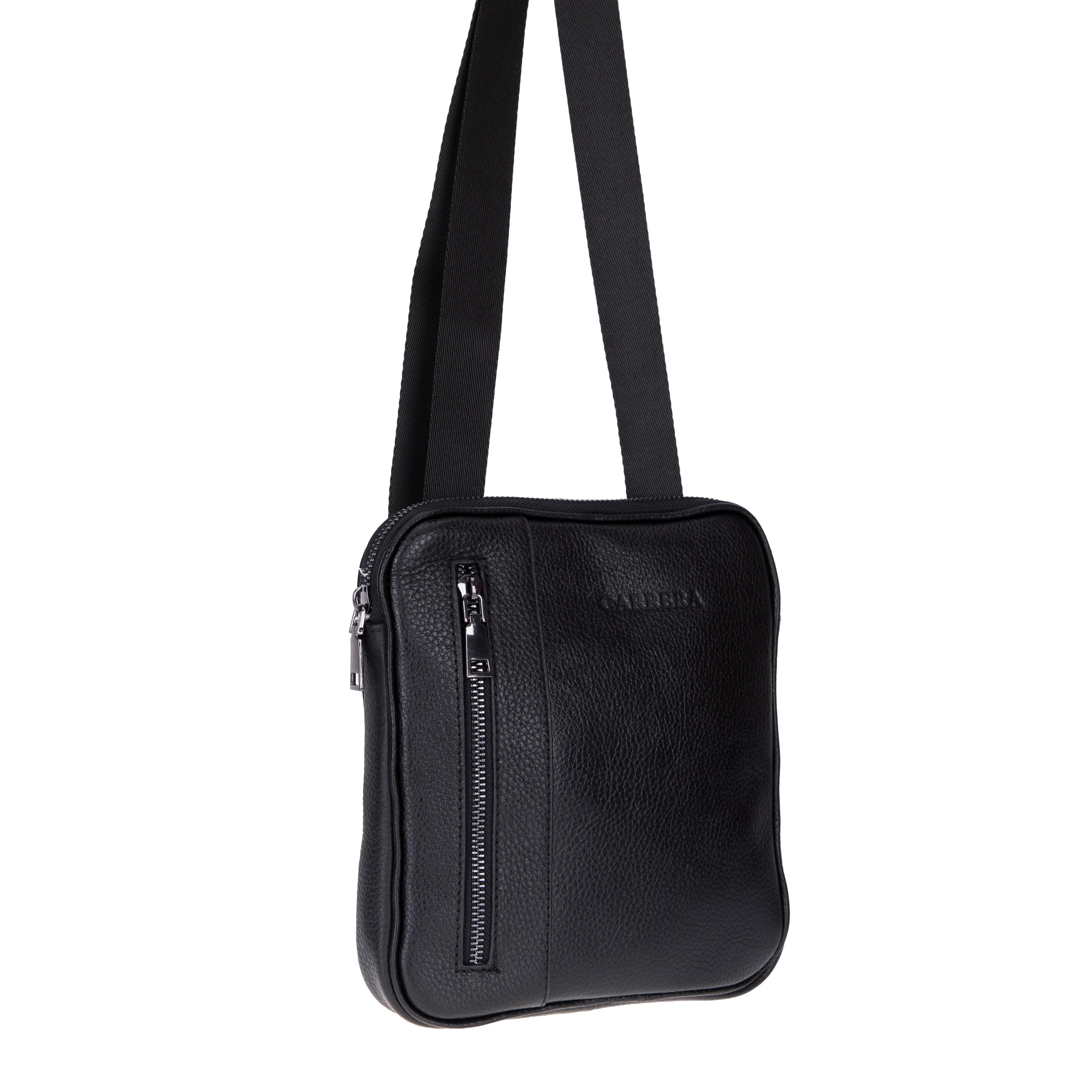 Carrera Torrenzio Men's Genuine Leather Crossbody Bag - Messenger Shoulder Bag for Travel and Daily Use