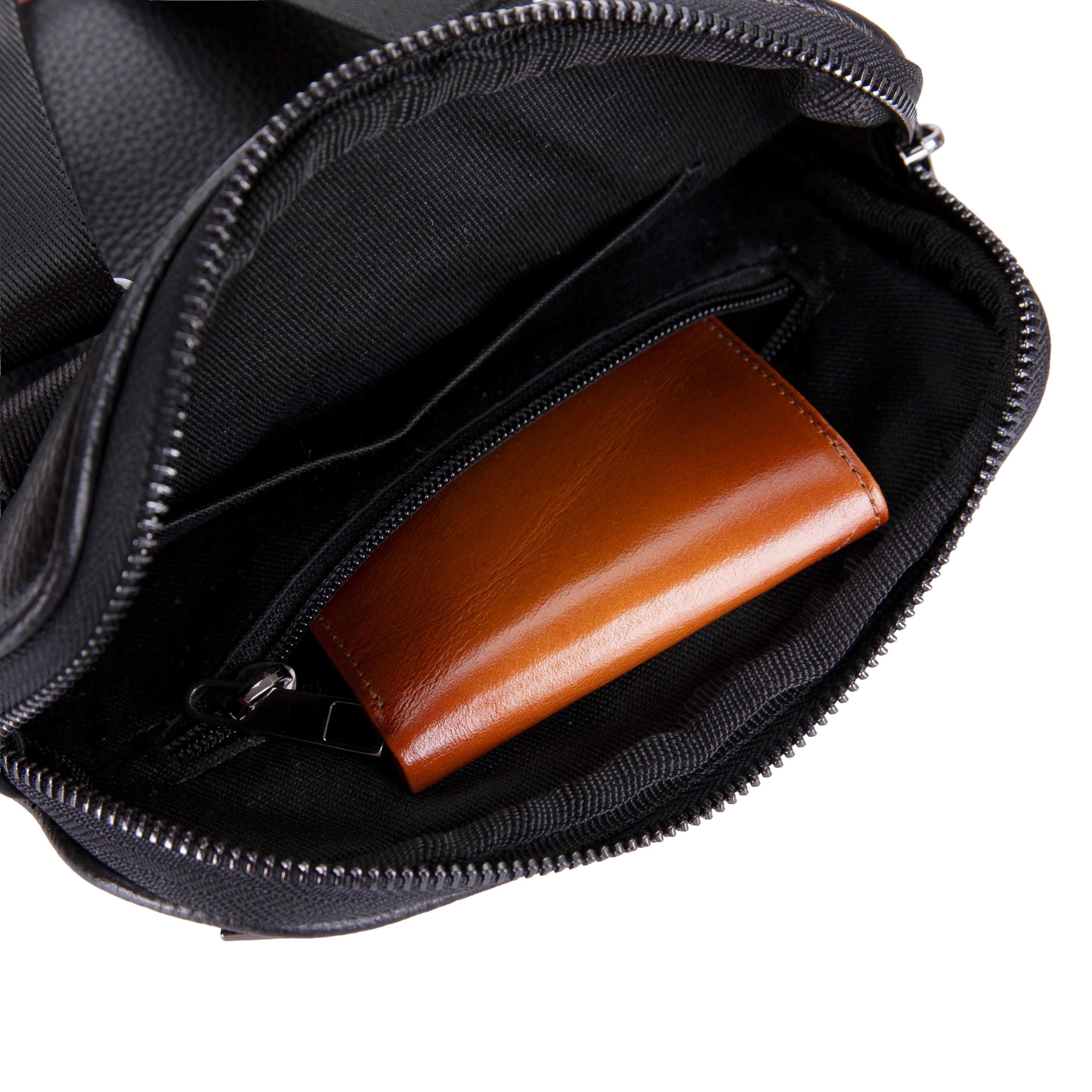 Carrera Torrenzio Men's Genuine Leather Crossbody Bag - Messenger Shoulder Bag for Travel and Daily Use
