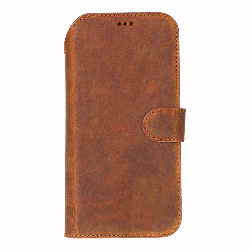 Meister Abnehmbare Premium-Leder-Wallet-Hülle für iPhone 17 Pro Max