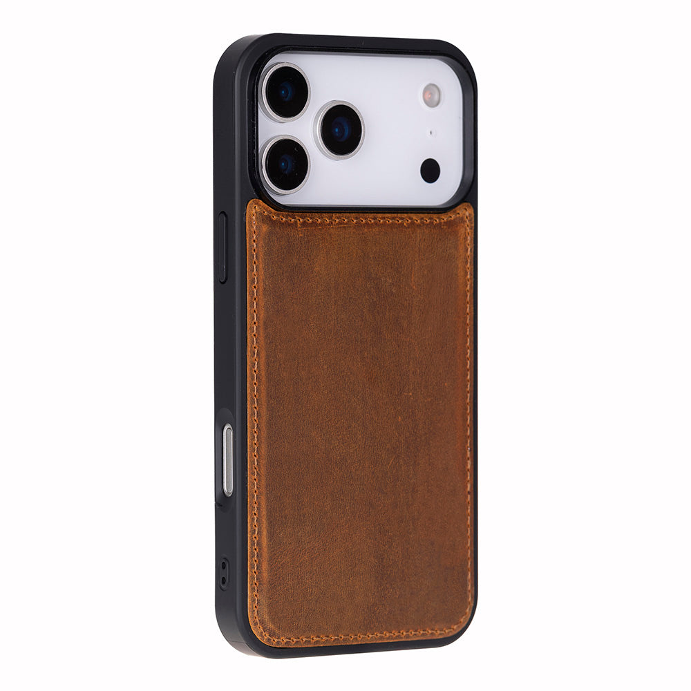 Meister Abnehmbare Premium-Leder-Wallet-Hülle für iPhone 17 Pro