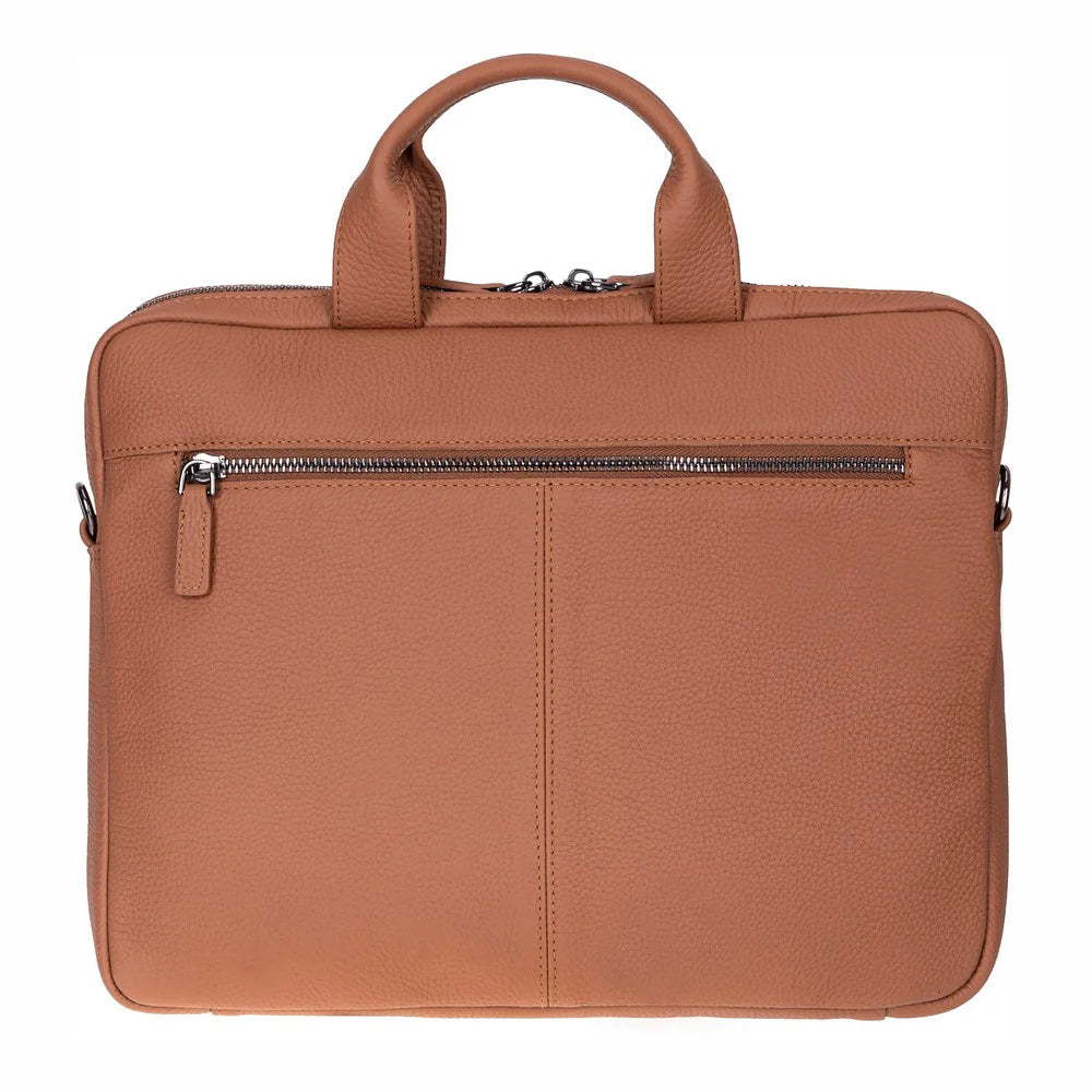 Truro Leather Business Briefcase / Laptop Case 13" With Suitcase