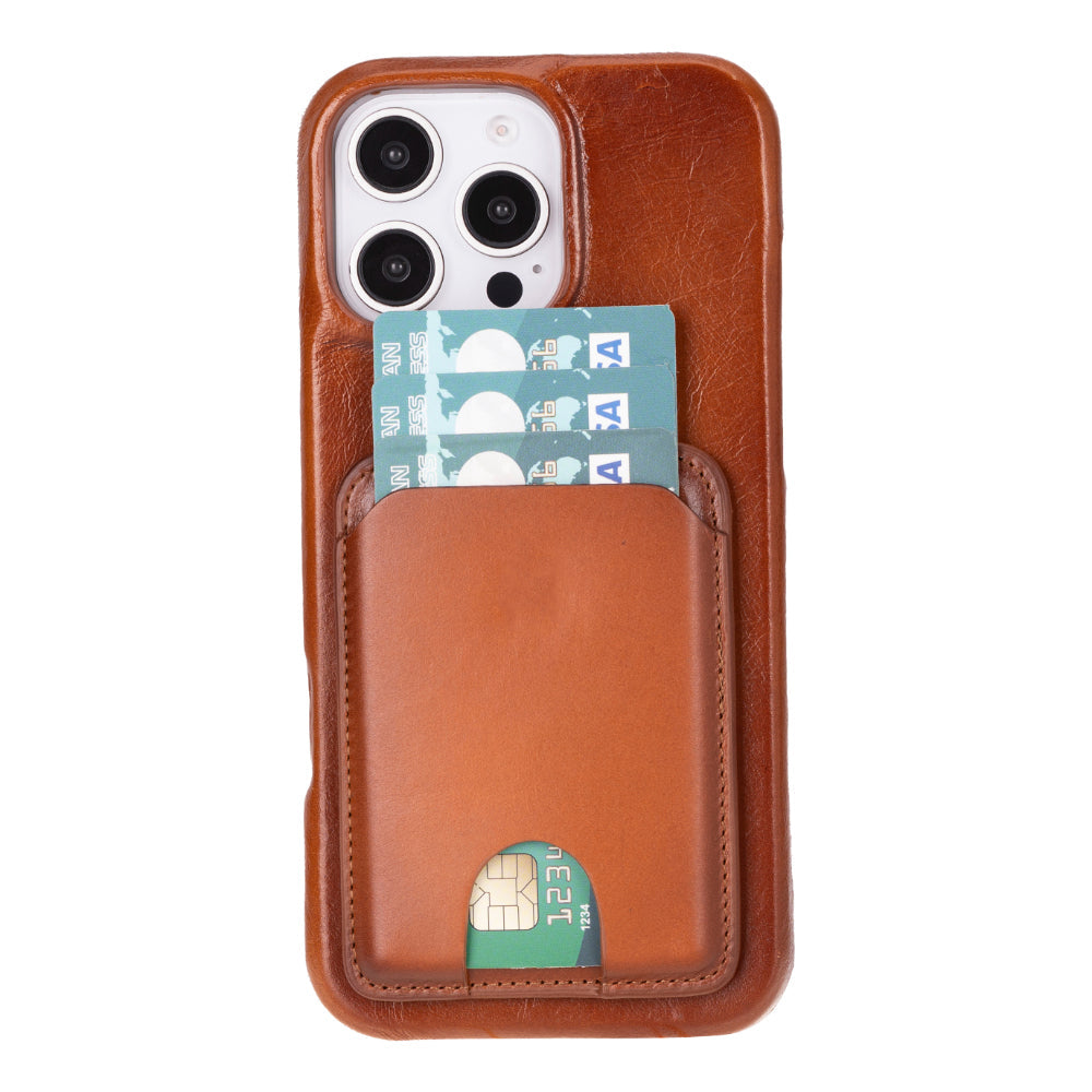 Mag Fit Magnetischer Kartenhalter aus Leder