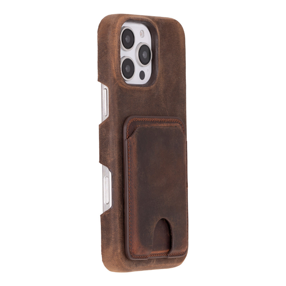 Mag Fit Magnetischer Kartenhalter aus Leder