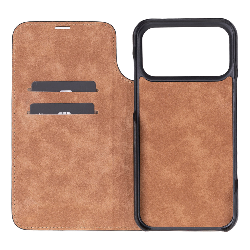 Kern Premium Leather Folio Case for iPhone 17 Pro Max