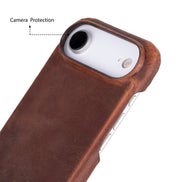 Ultimative Leder-Schutzhülle für iPhone 17 Air