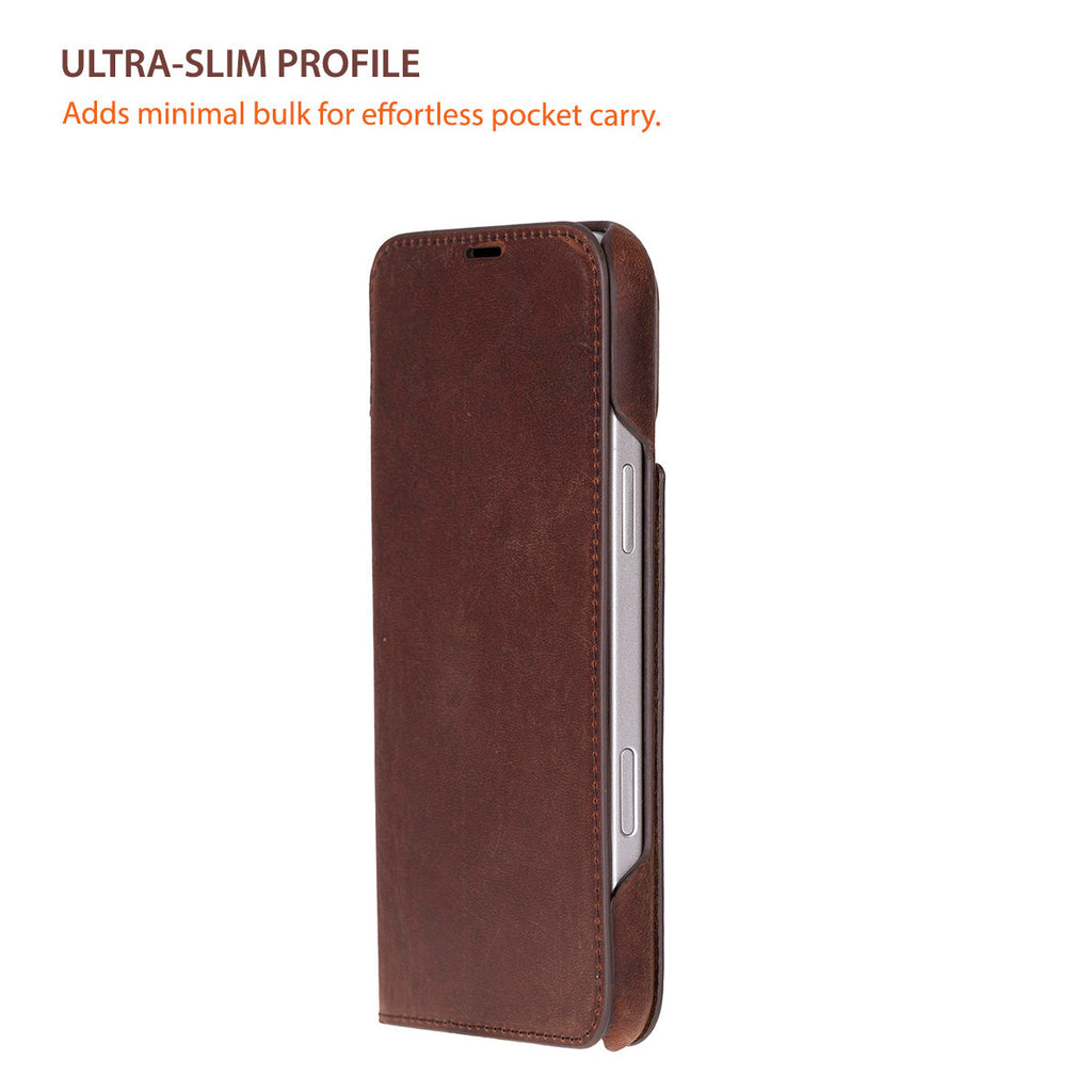 Kern Premium Leather Folio Case for iPhone 17 Pro Max