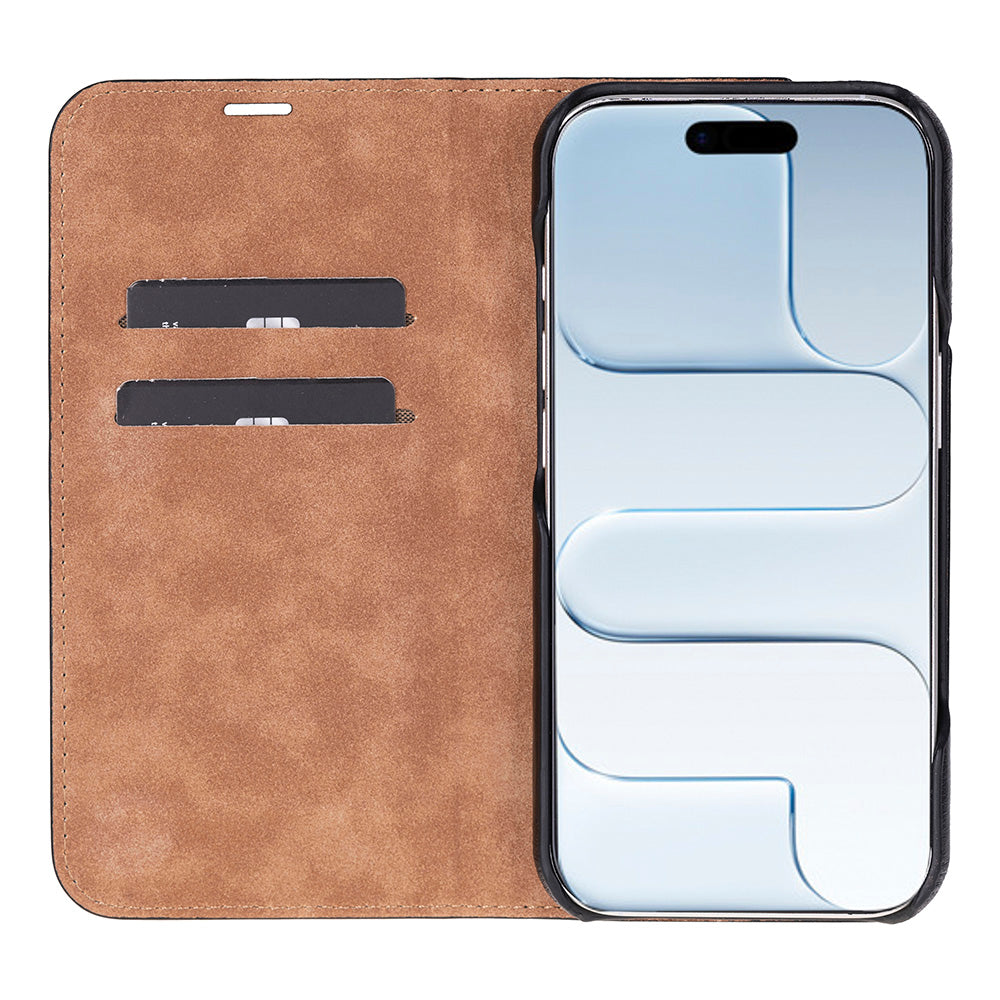 Kern Premium Leather Folio Case for iPhone 17 Air