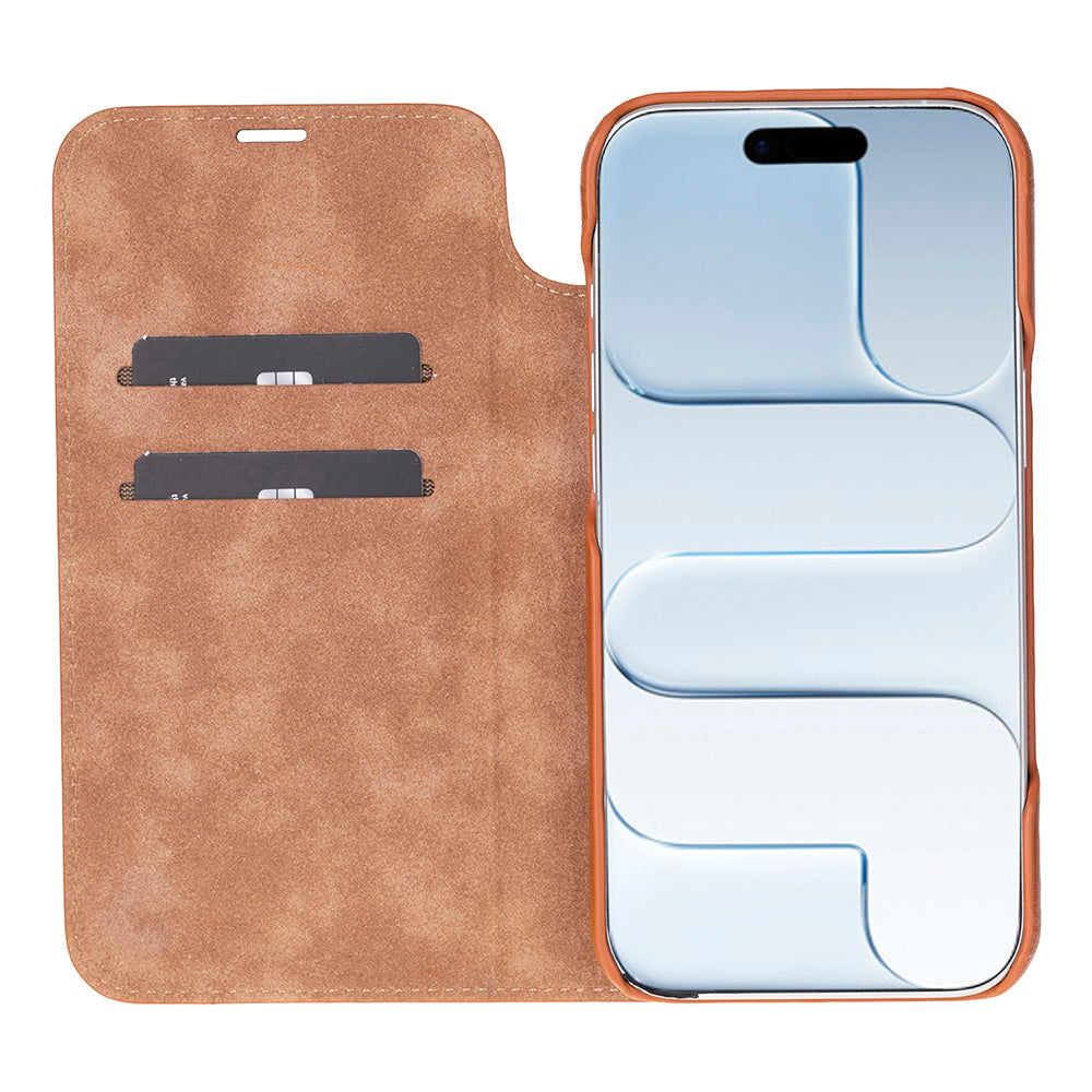 Kern Premium Leather Folio Case for iPhone 17 Air
