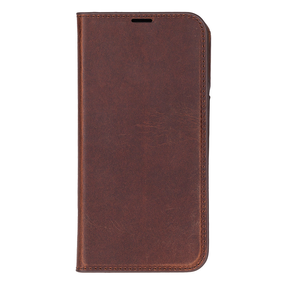 Kern Premium Leather Folio Case for iPhone 17