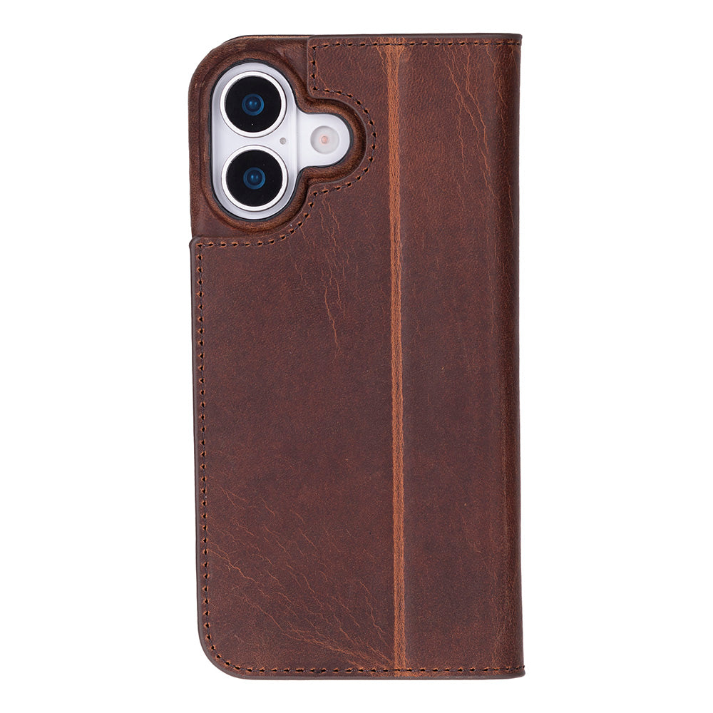 Kern Premium Leather Folio Case for iPhone 17