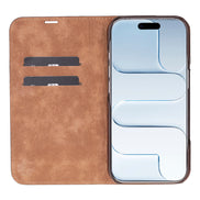 Kern Premium Leder-Folio-Hülle für iPhone 17