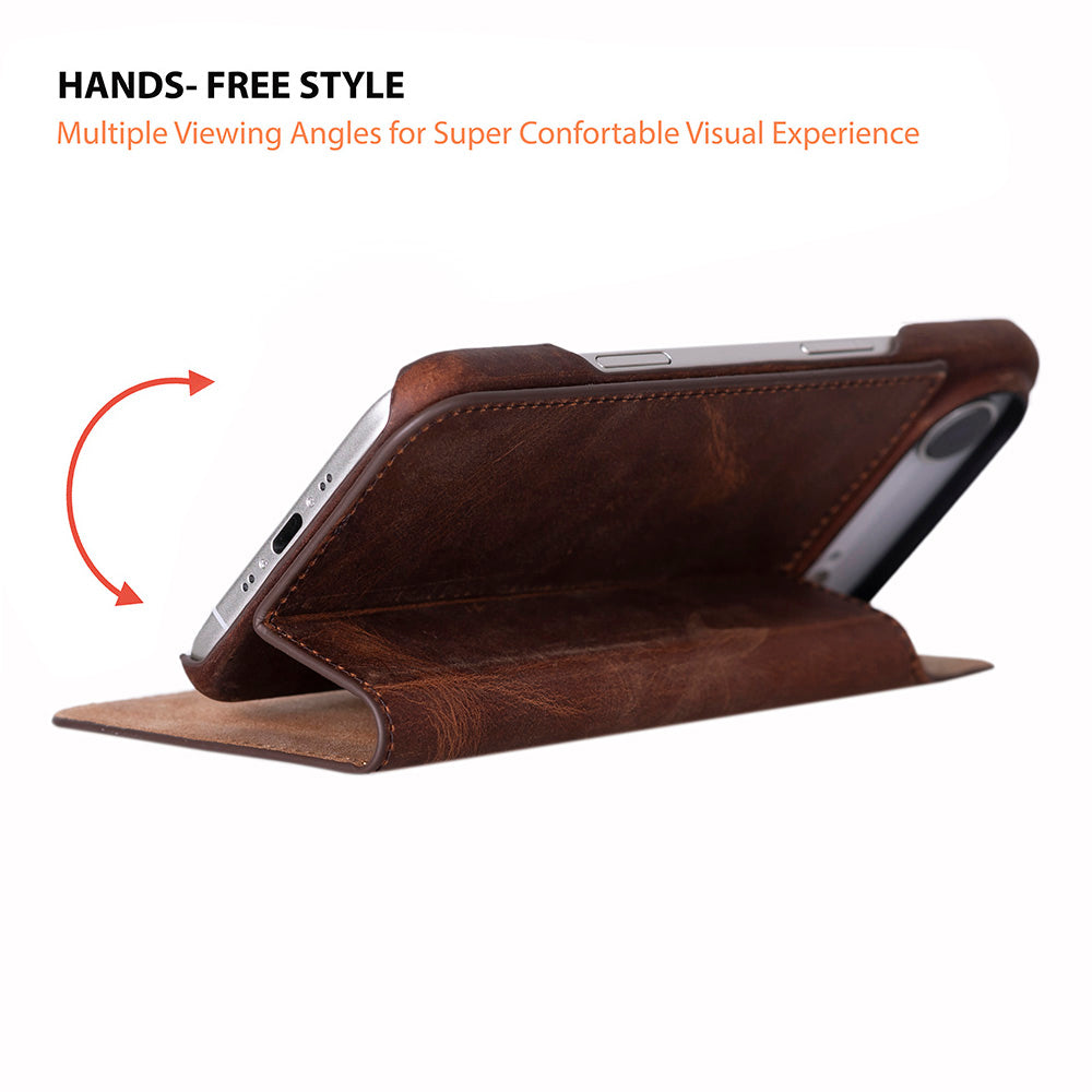 Kern Premium Leather Folio Case for iPhone 17 Air