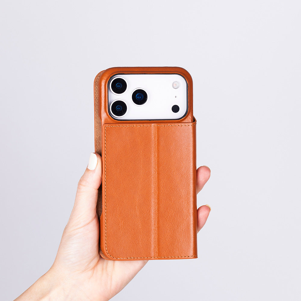 Kern Premium Leather Folio Case for iPhone 17 Pro Max