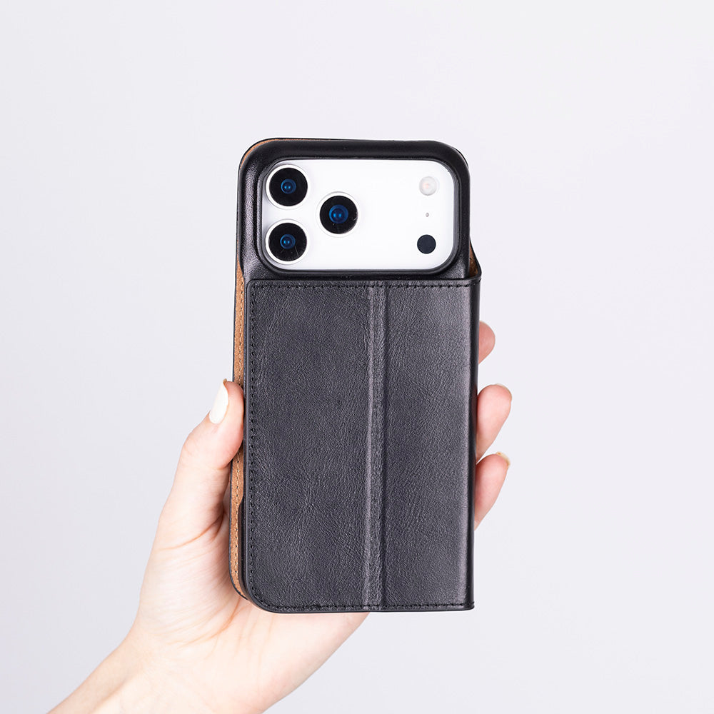 Kern Premium Leather Folio Case for iPhone 17 Pro Max