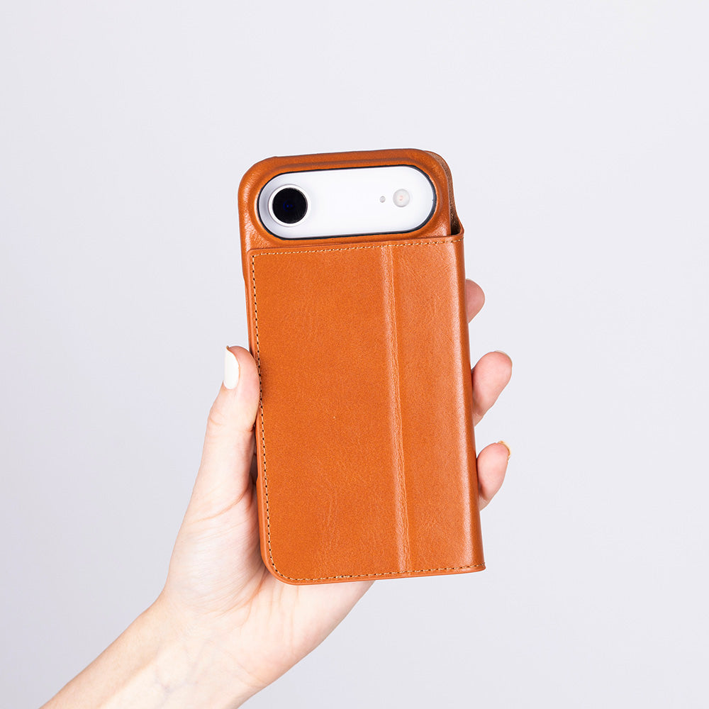Kern Premium Leather Folio Case for iPhone 17 Air